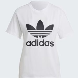NEW Adidas logo white tshirt